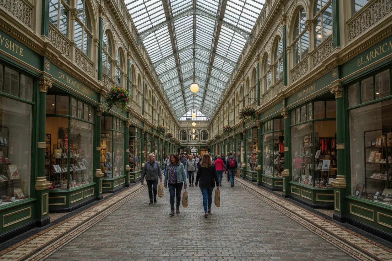 Shopping at Victorian Arcades